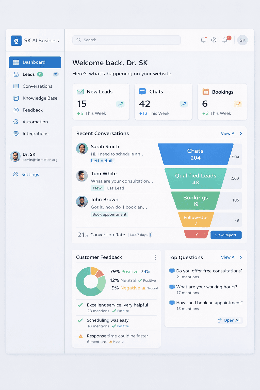AI tools and integration services demo preview